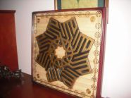 İşlemeli ALLAH yazılı pano 05